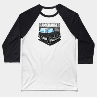 Black Ramcharger (White-Based) - 1974 Baseball T-Shirt